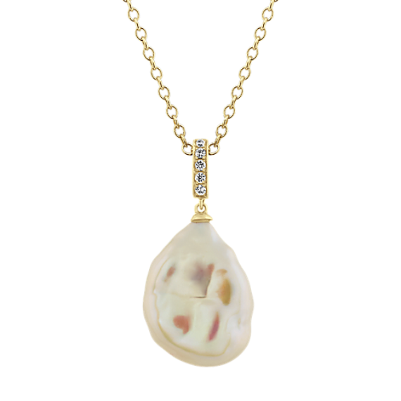 Nahla Keshi Freshwater Cultured Pearl Pendant