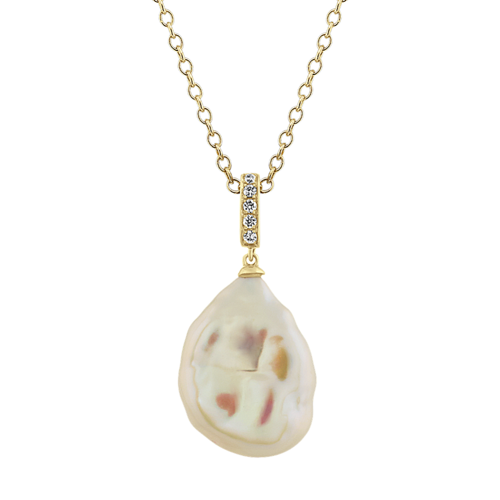 Nahla Keshi Freshwater Cultured Pearl Pendant