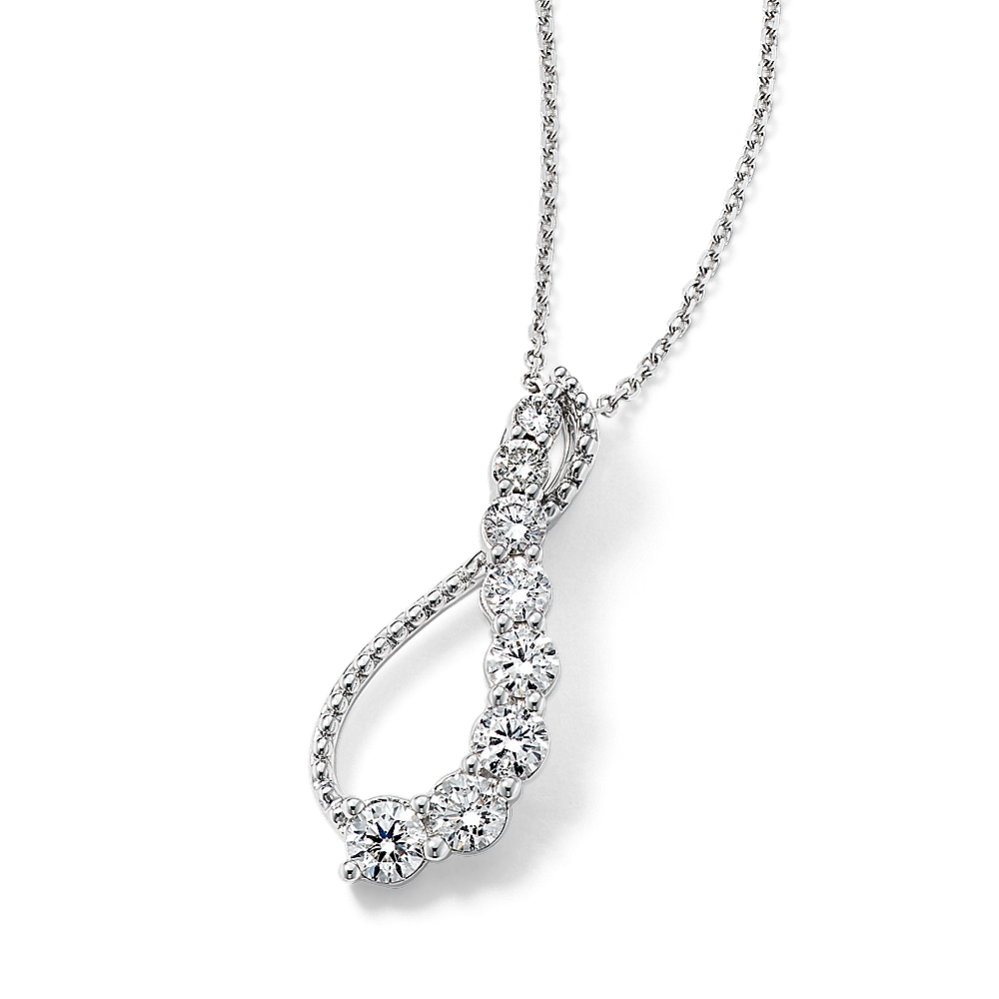 Diamond Journey Infinity Pendant