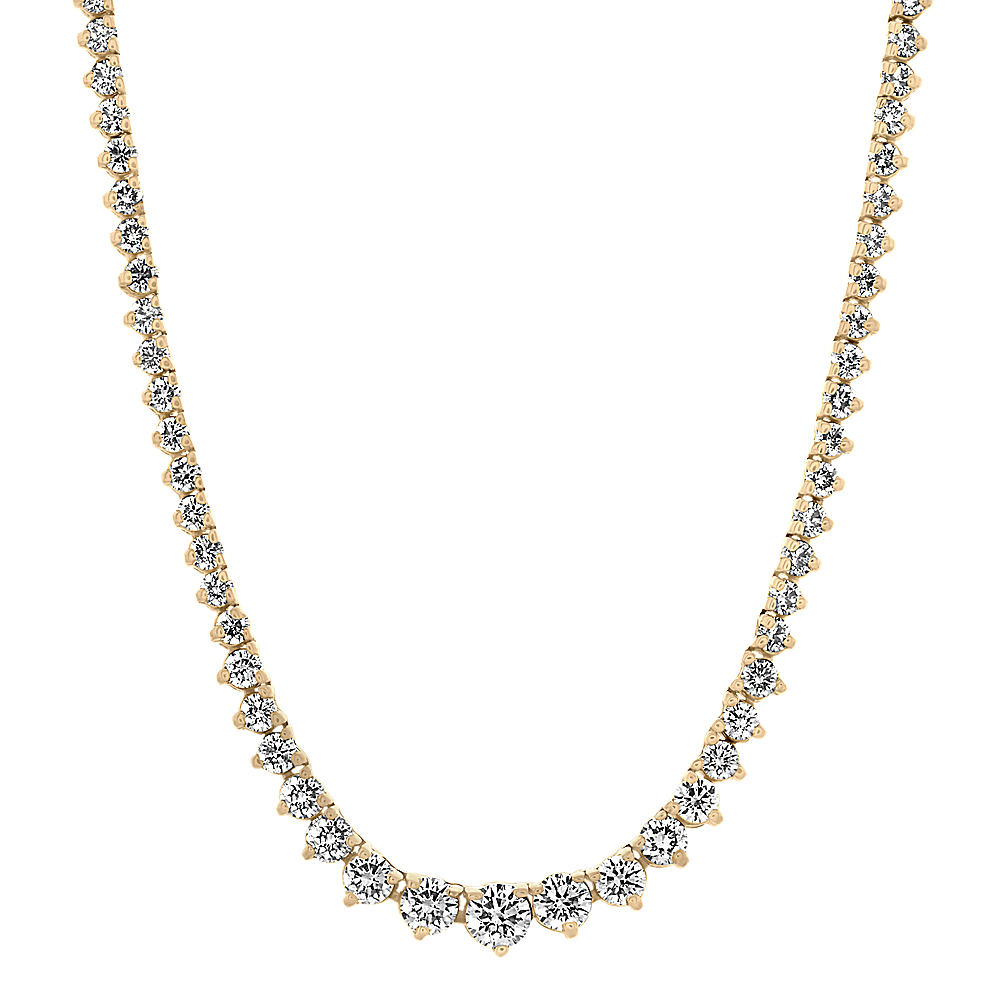 7 ct. Diamond Tennis Necklace (18 in)