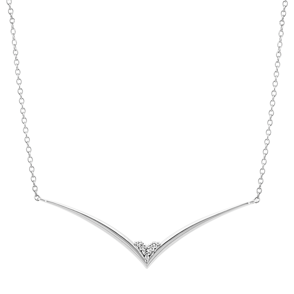 Diamond V Necklace (18 in)