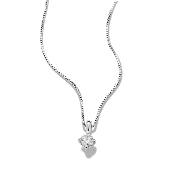 1/4 ctw Diamond Solitaire Pendant