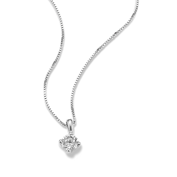 1/2 ctw Diamond Solitaire Pendant