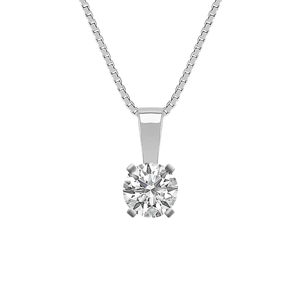 1/2 ctw Diamond Solitaire Pendant