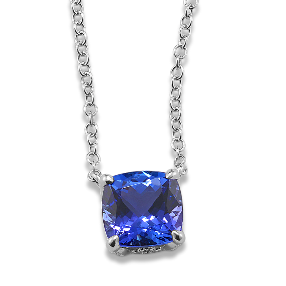 Marella Tanzanite & Diamond Pendant (18'')