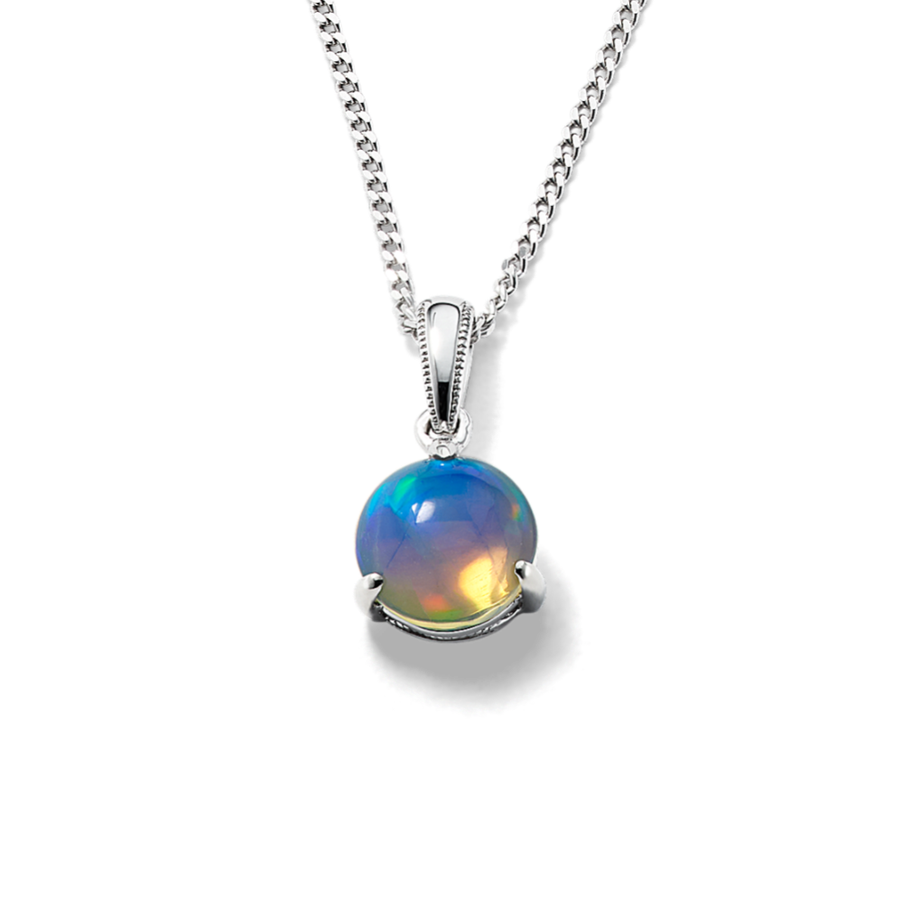 Imogen Opal Solitaire Pendant (22 in)