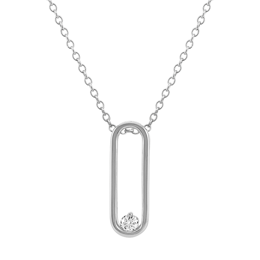 Open Diamond Pendant (22 in)