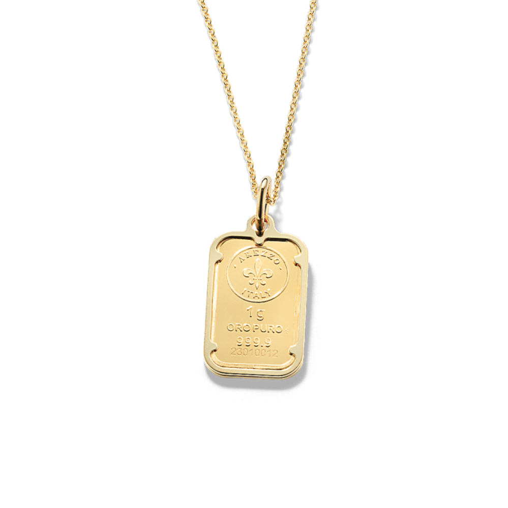Oro Puro Italian Gold Pendant (22 in)