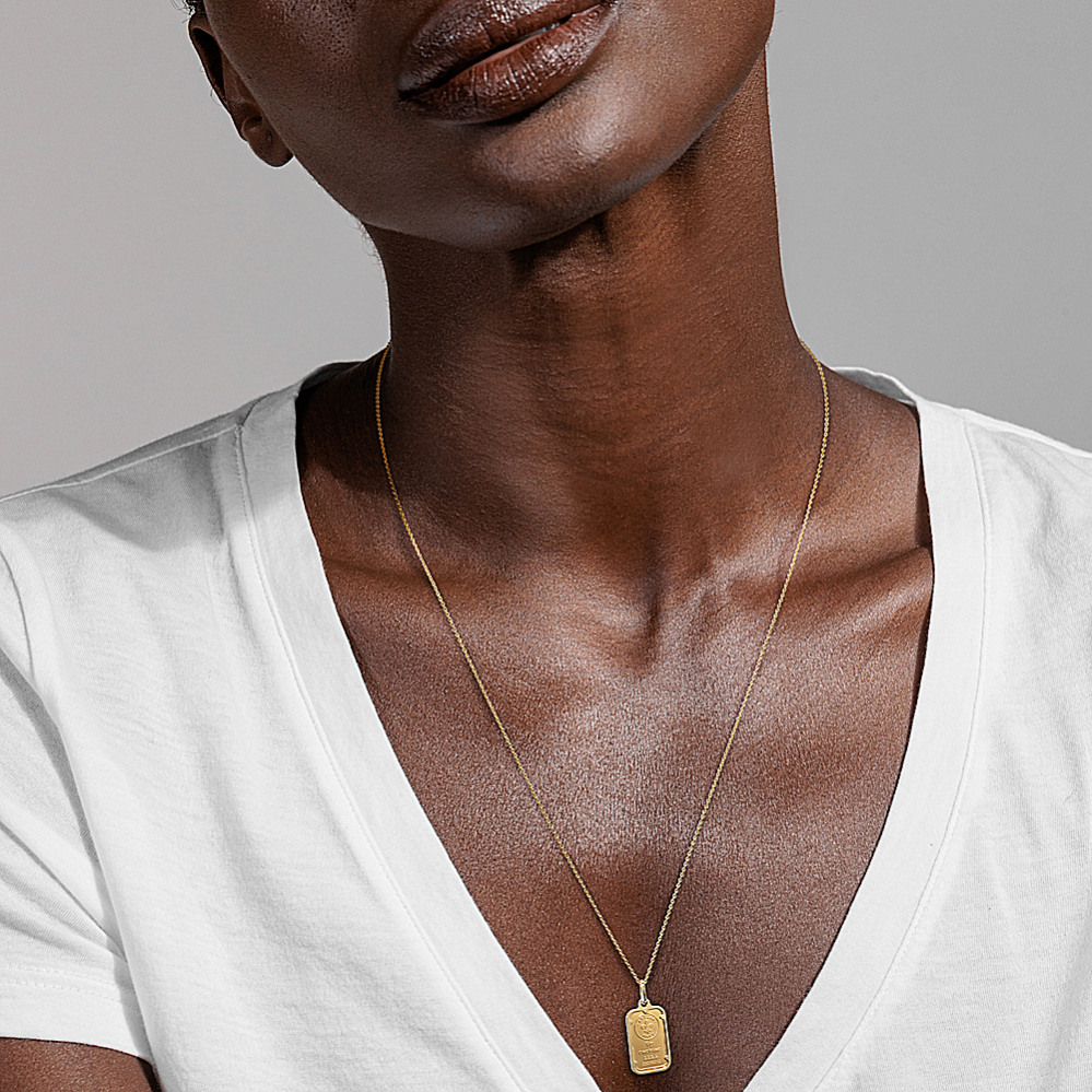 Oro Puro Italian Gold Pendant (22'') | Shane Co.