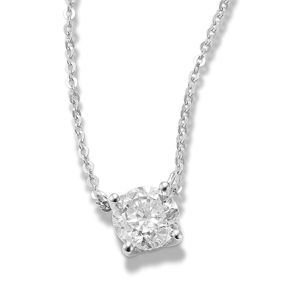 1 tcw Floating Diamond Pendant