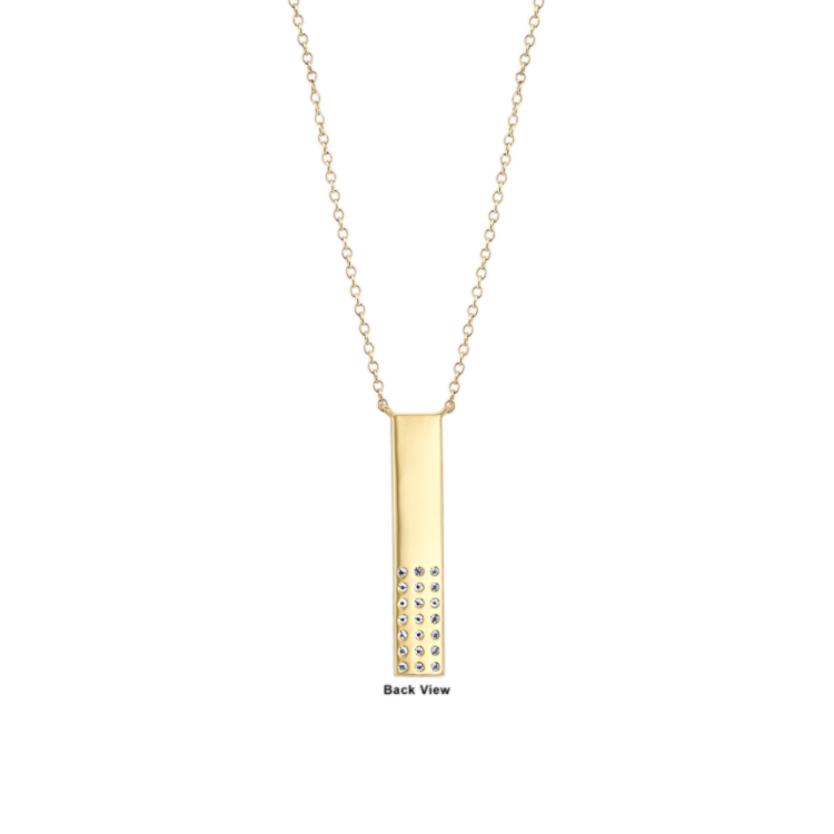 Brisbane Natural Diamond Necklace in 14K Yellow Gold (18 in)