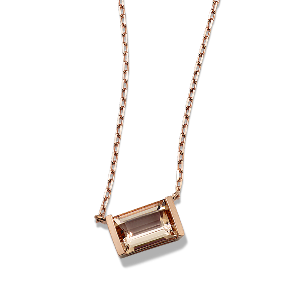 Kenza Morganite Pendant (20 in)