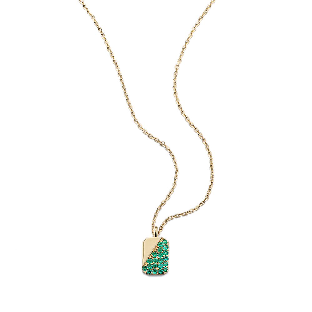 Dainty dog store tag necklace