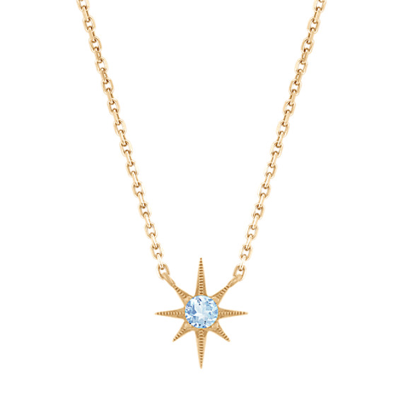 Pick-Your-Gemstone Star Necklace (20 in)