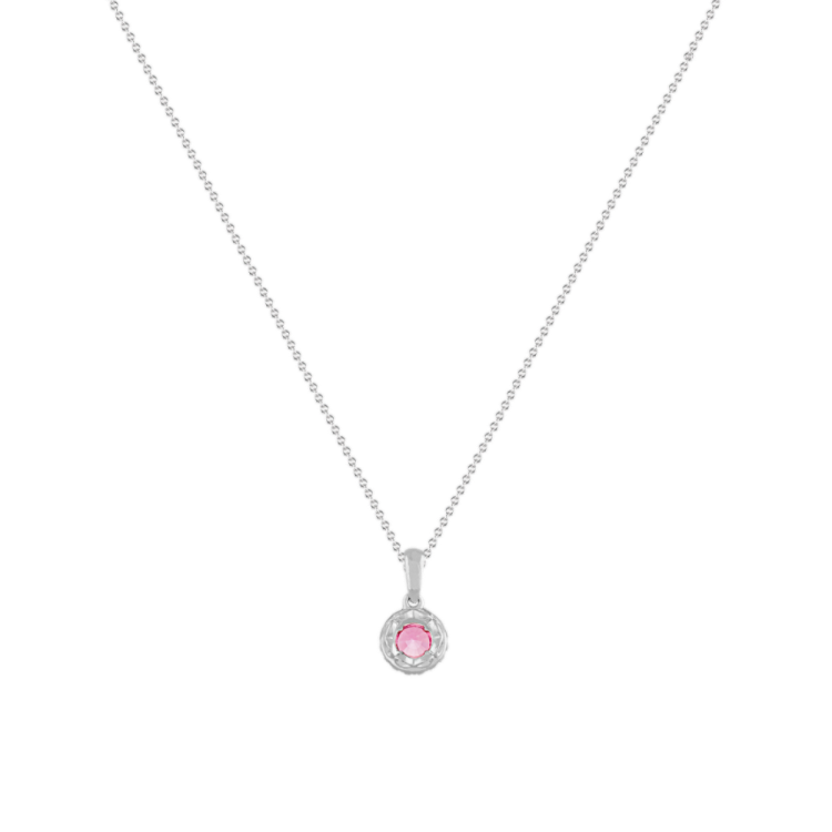 Pink Sapphire Diamond Necklace — Salvatore & Co.