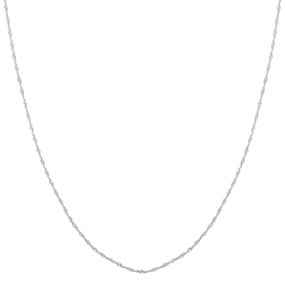18'' Platinum Singapore Chain (1.5mm)
