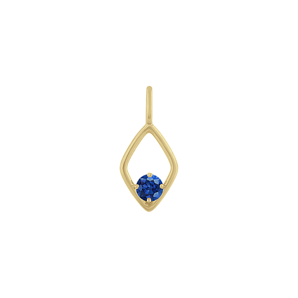 Rhombus Charm in 14k Yellow Gold