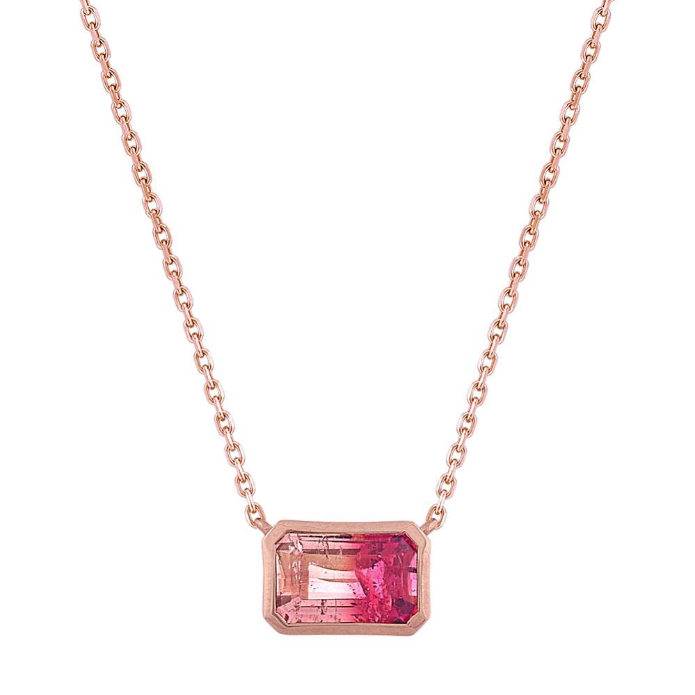Rose Tourmaline Necklace (20'')