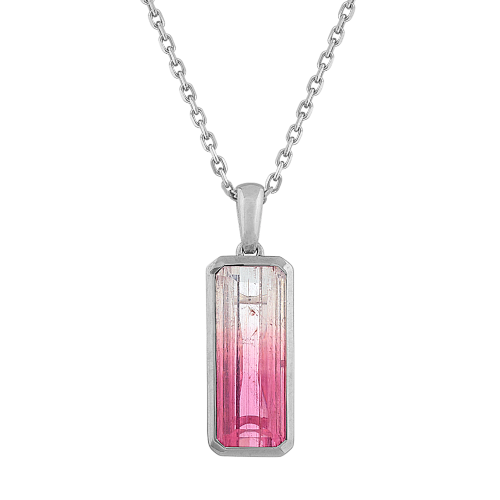 Rose Tourmaline Pendant (24'')