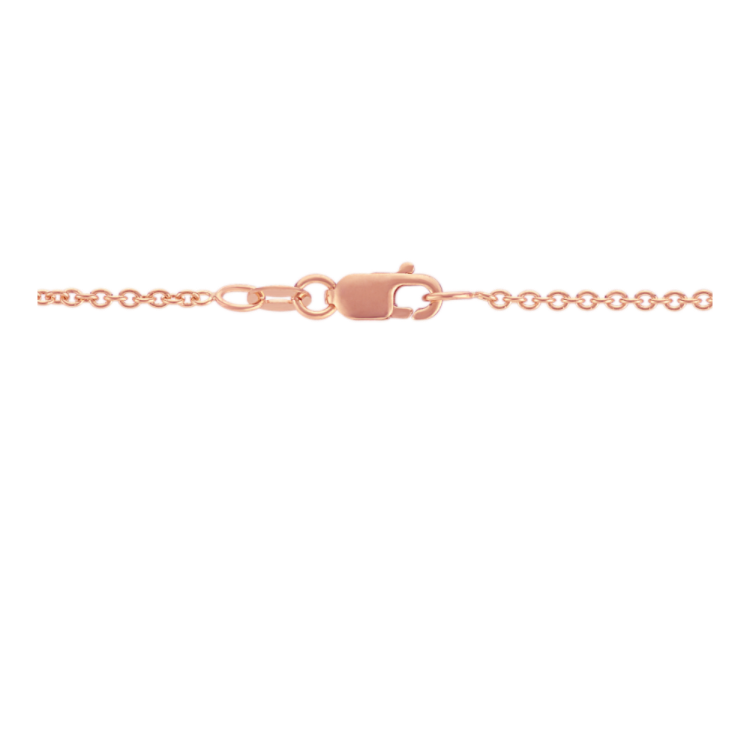 Round Cable Chain in 14k Rose Gold (30 in)