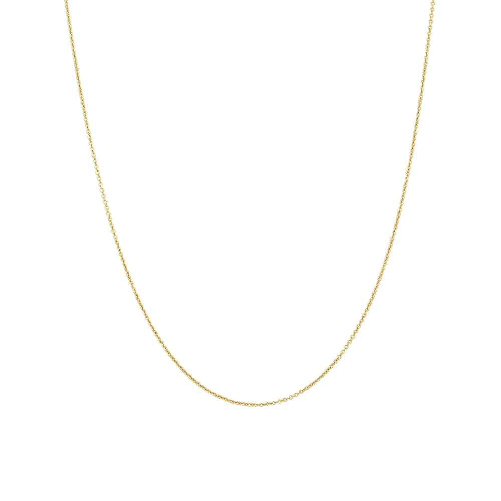 Round Cable Chain in 14k Yellow Gold (30 in)