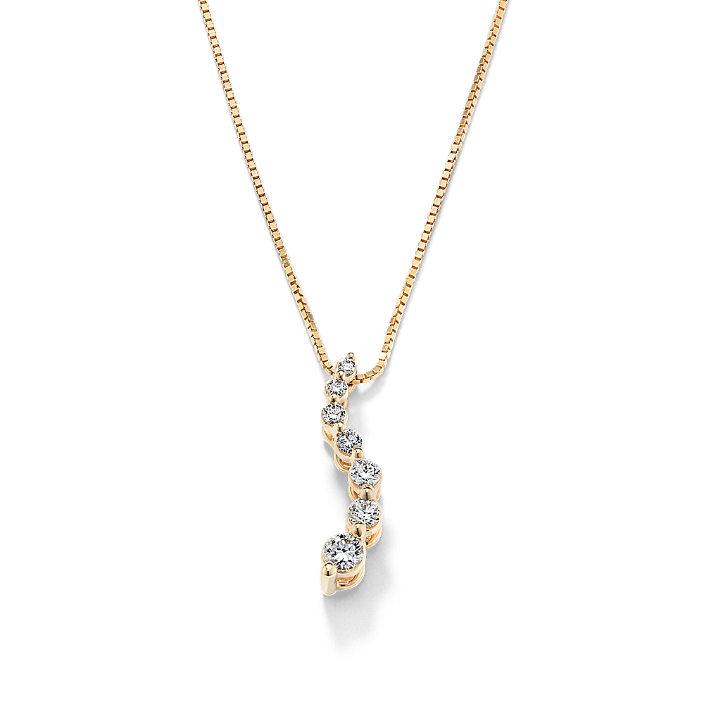 0.25 tcw Diamond Journey Pendant (18 in)