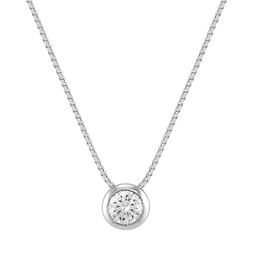 Round Diamond Pendant (20'')