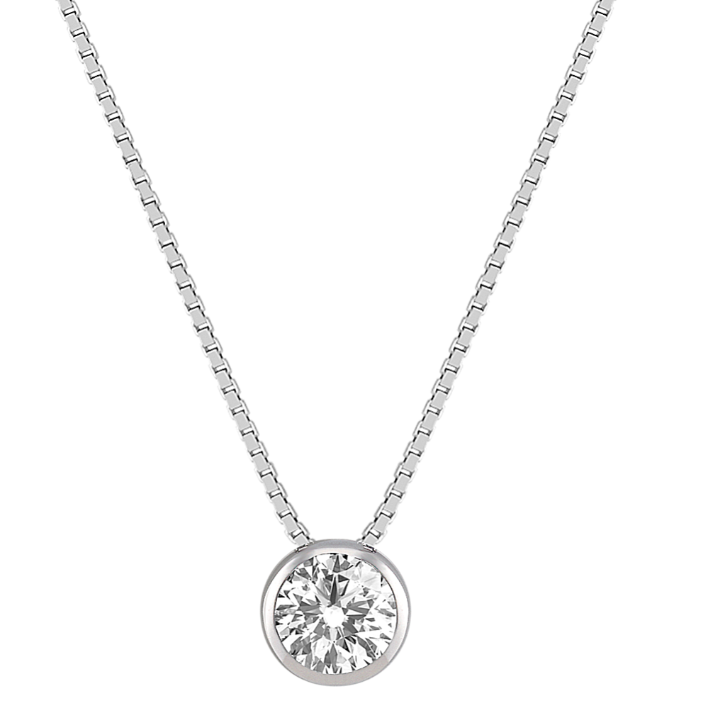 Round Diamond Pendant (20'')