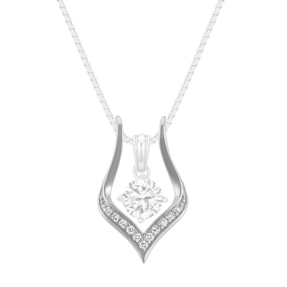 Round Diamond Solitaire Pendant Jacket