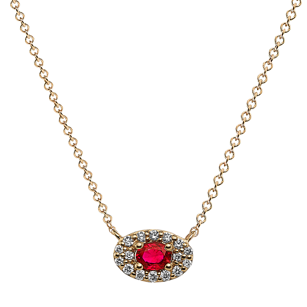 Carmen Ruby & Diamond Necklace