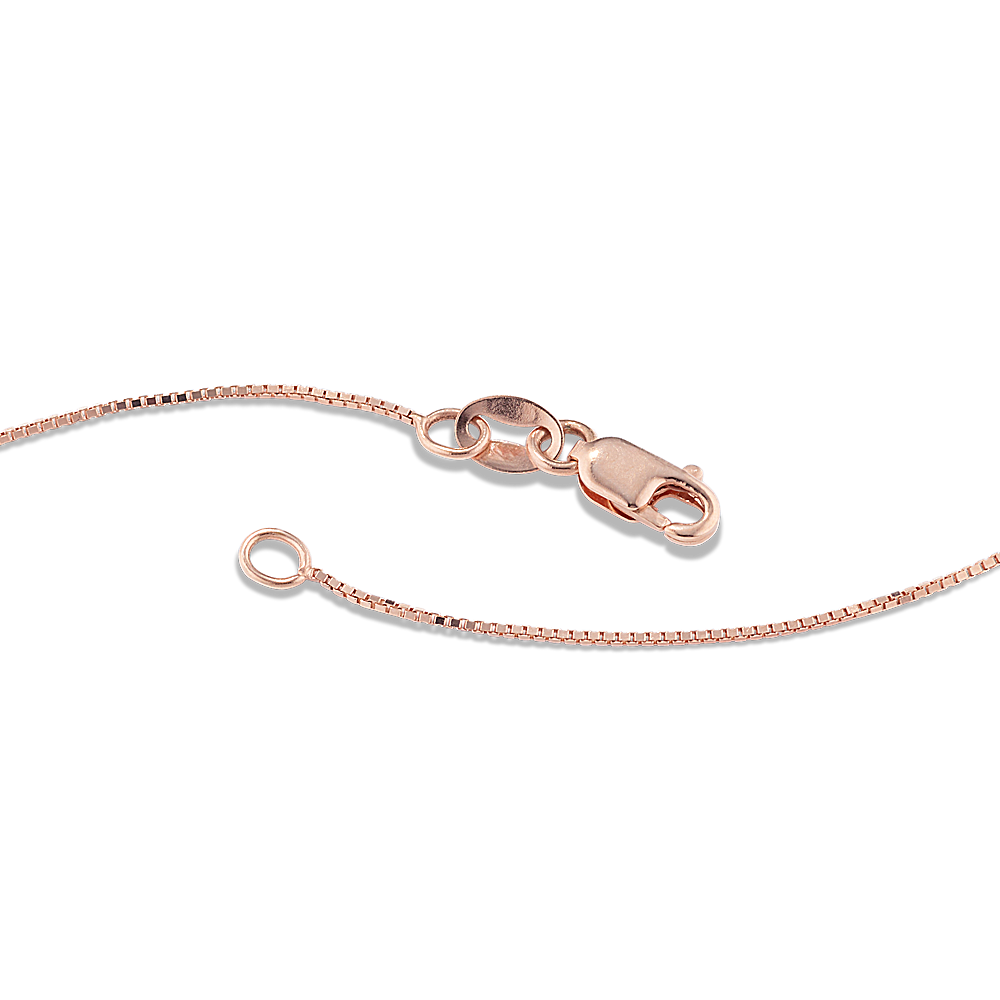 2in 14K Rose Gold Box Chain Extender (1mm)