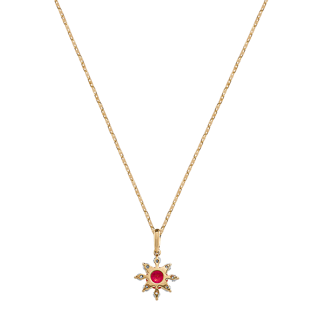 gold simple halo rollerball necklace (various options)