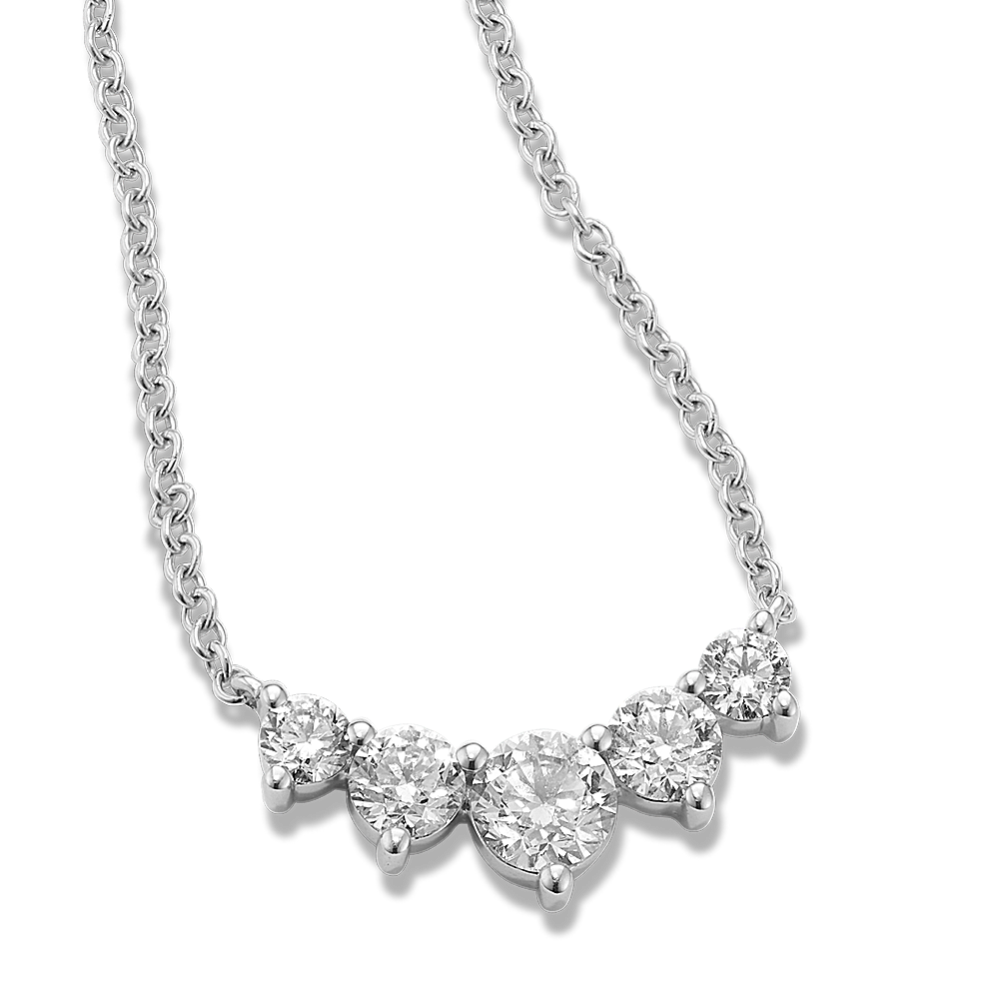 Sabine Diamond Bar Necklace