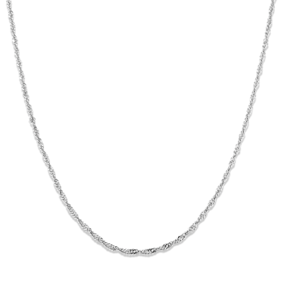 20'' Sterling Silver Singapore Chain (1.5mm)