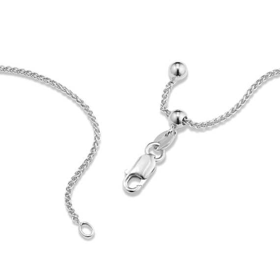Sterling Silver Adjustable Wheat Chain 30 In Shane Co