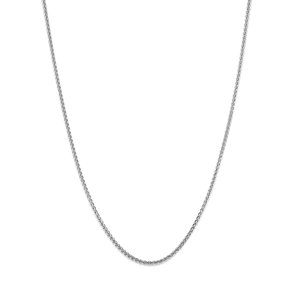 Sterling Silver Adjustable Wheat Chain (30 in)