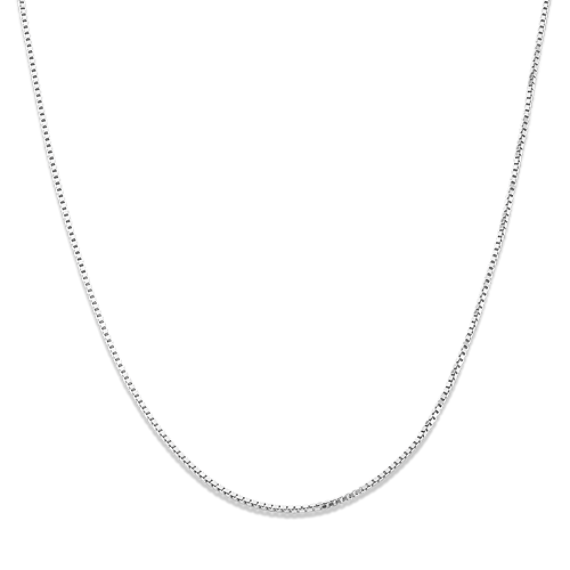 20'' Sterling Silver Box Chain (0.8mm)