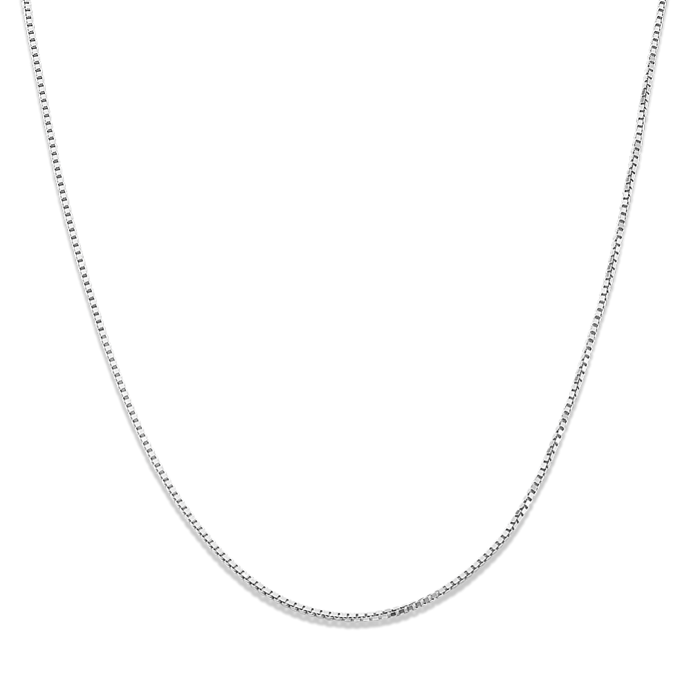 20'' Sterling Silver Box Chain (0.8mm)
