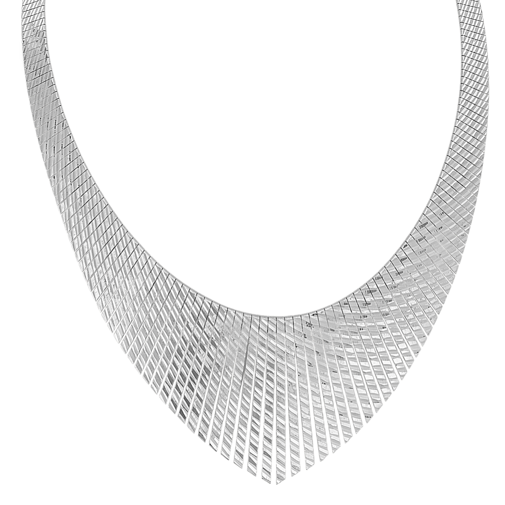 Sterling Silver Cleopatra Necklace (17 in)