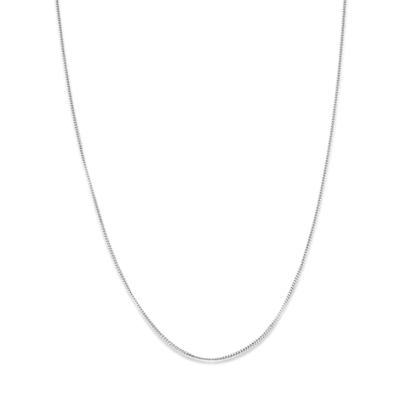 22'' Sterling Silver Curb Chain (1.2mm)