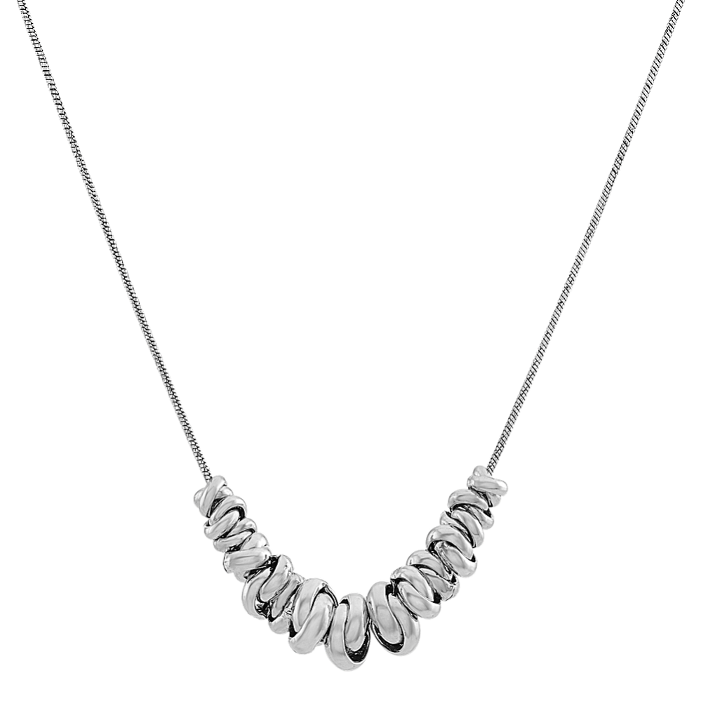 Sterling Silver Knot Necklace (20 in)
