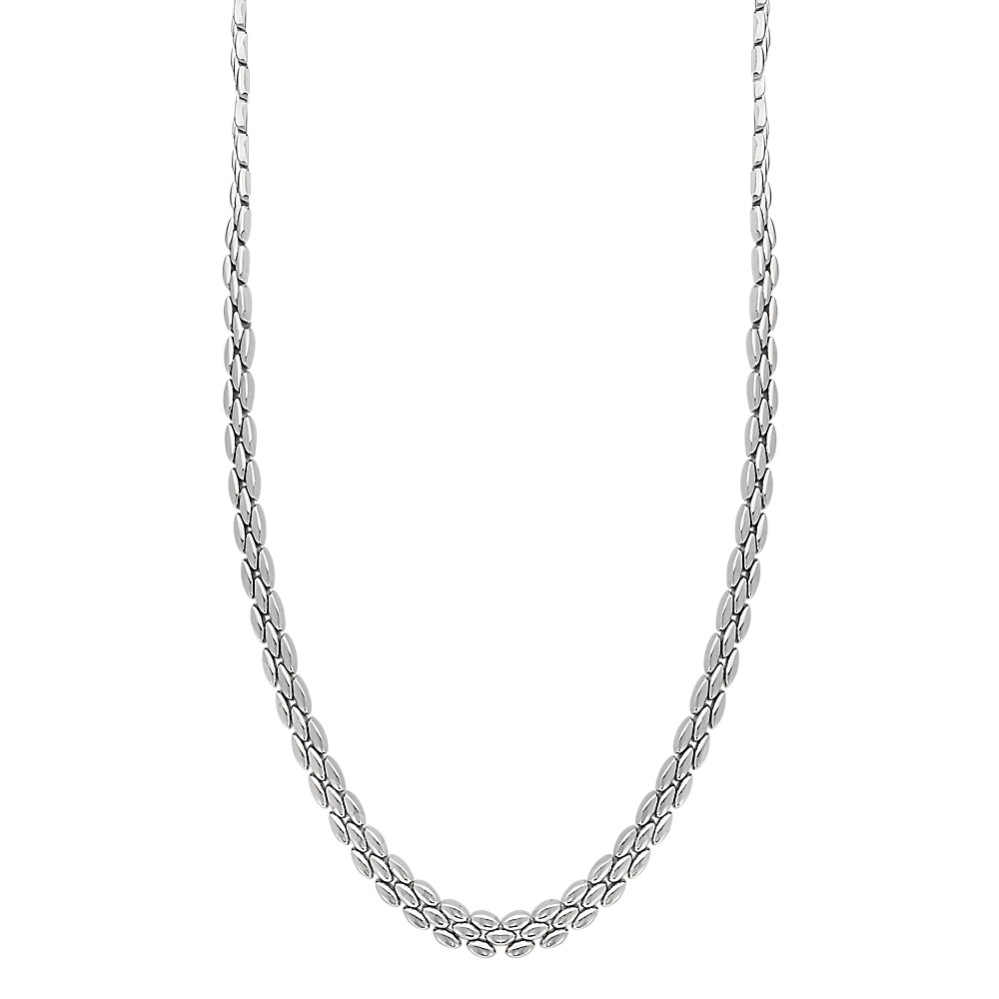Sterling Silver Necklace (17'')