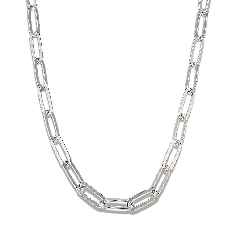 silver chain necklace png