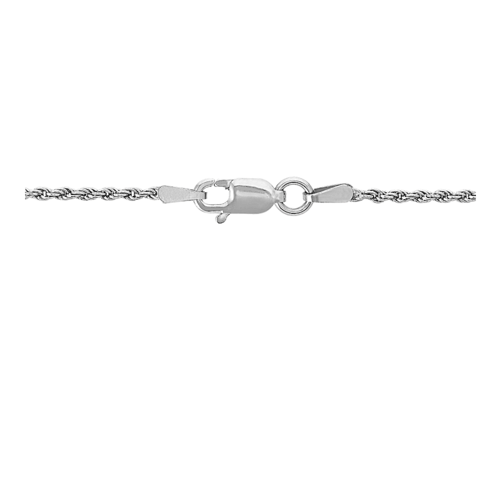 Sterling Silver Rope Chain (20 in) Shane Co.