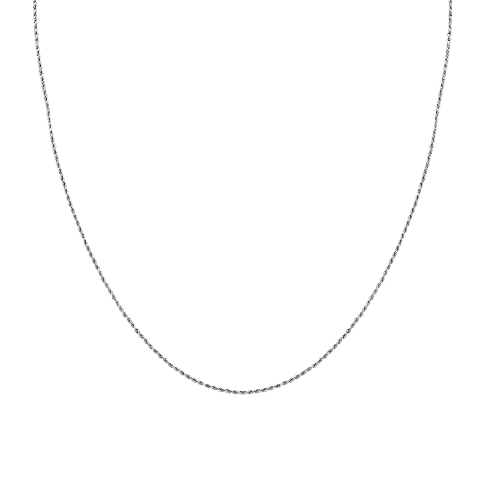 Sterling Silver Rope Chain (20 in)