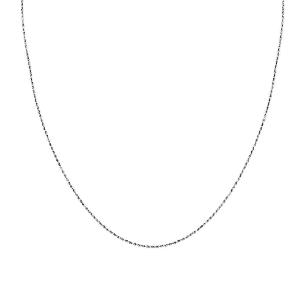 Sterling Silver Rope Chain (20 in)