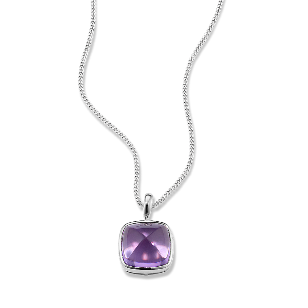 Rough store Amethyst Pendant 2 1/4