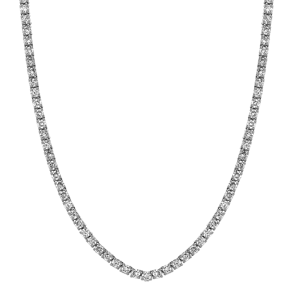 All diamond tennis on sale necklace