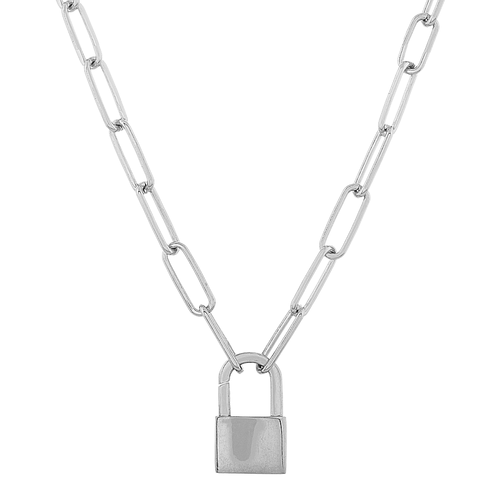 lock chain necklace