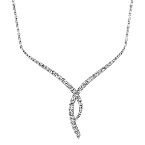 Twist Diamond Necklace (18 in)